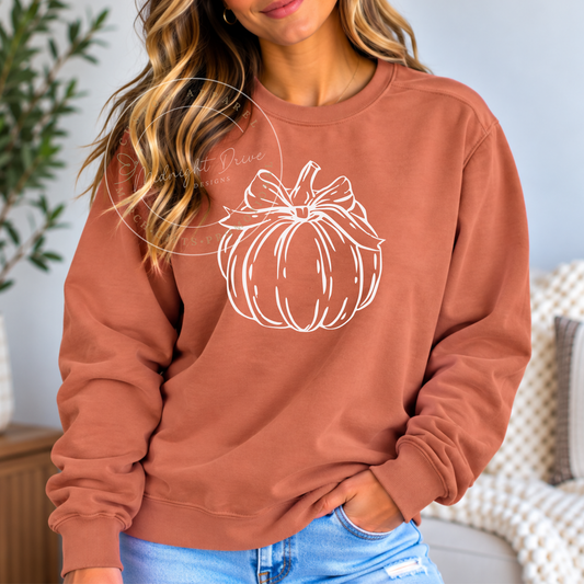 Pumpkin | Fall | Comfort Colors | Sweatshirt | Multiple Color Options