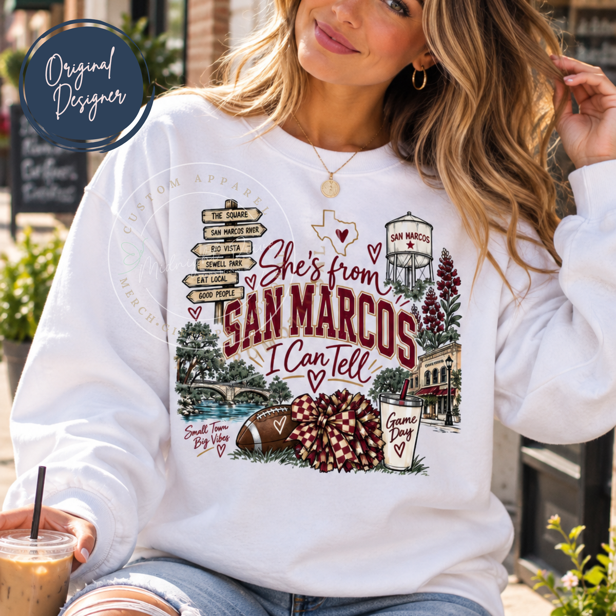 She's from San Marcos | I Can Tell | Adult T-Shirt & Sweatshirt Options