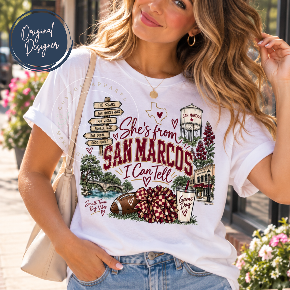 She's from San Marcos | I Can Tell | Adult T-Shirt & Sweatshirt Options