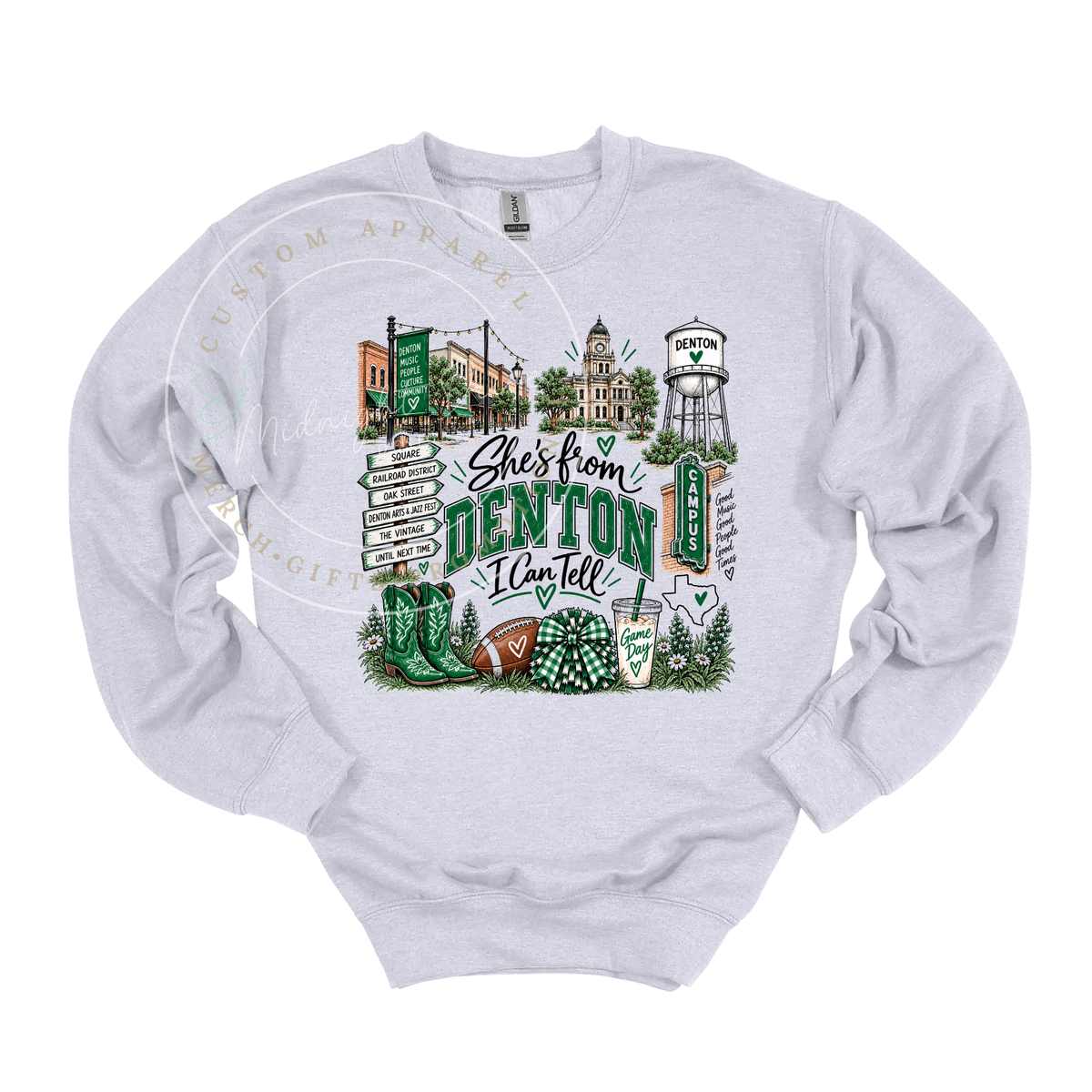 She's from Denton | I Can Tell | Adult T-Shirt & Sweatshirt Options