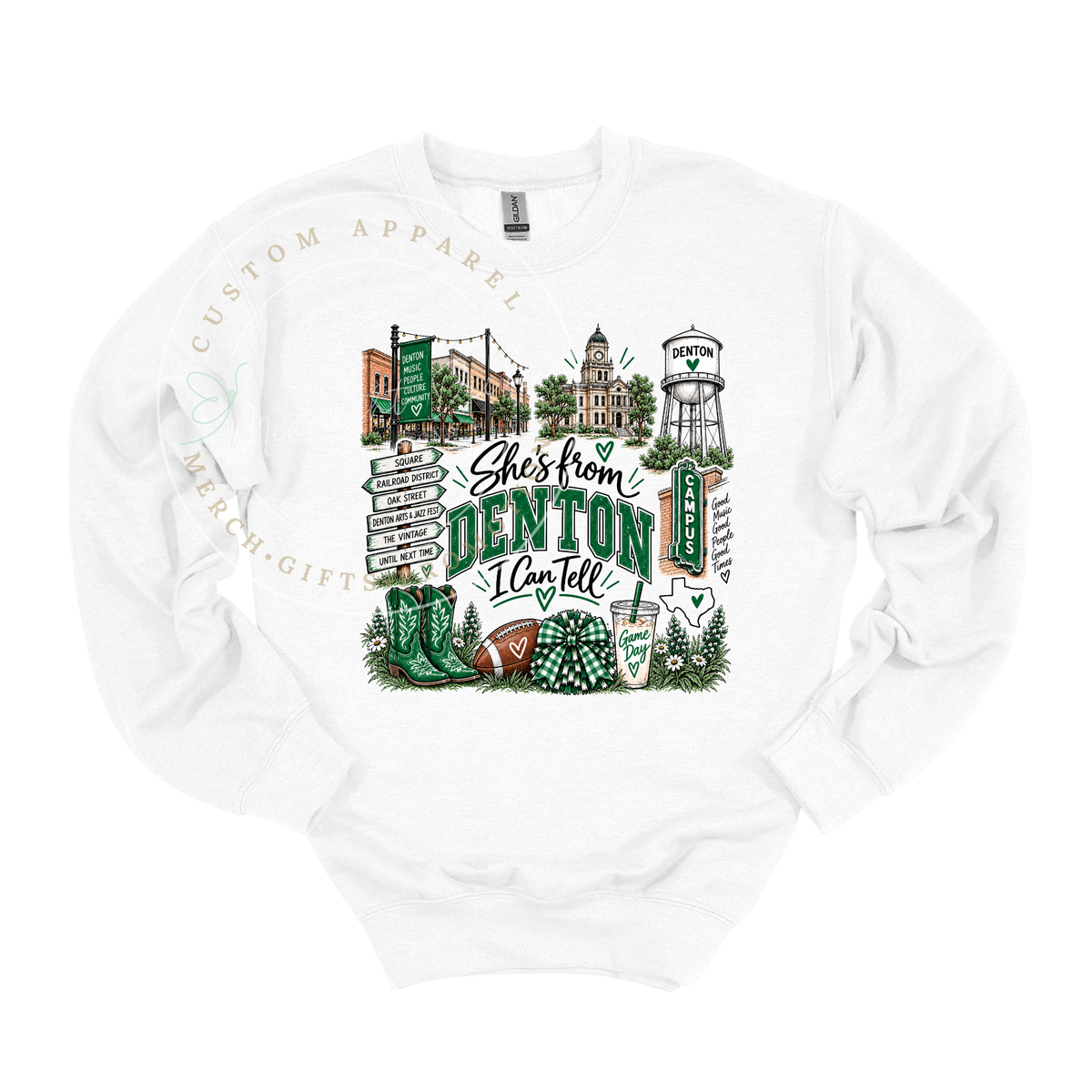 She's from Denton | I Can Tell | Adult T-Shirt & Sweatshirt Options
