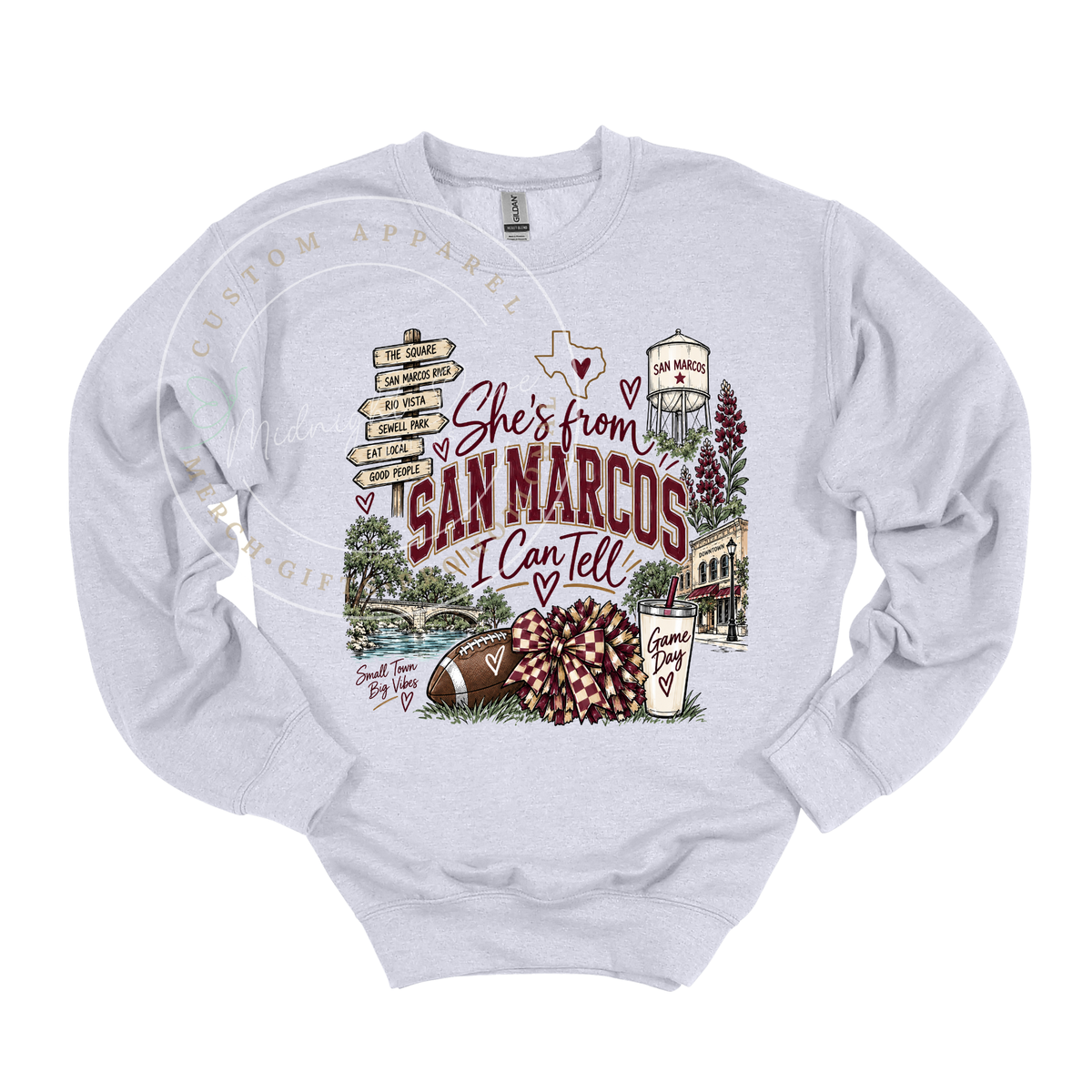 She's from San Marcos | I Can Tell | Adult T-Shirt & Sweatshirt Options