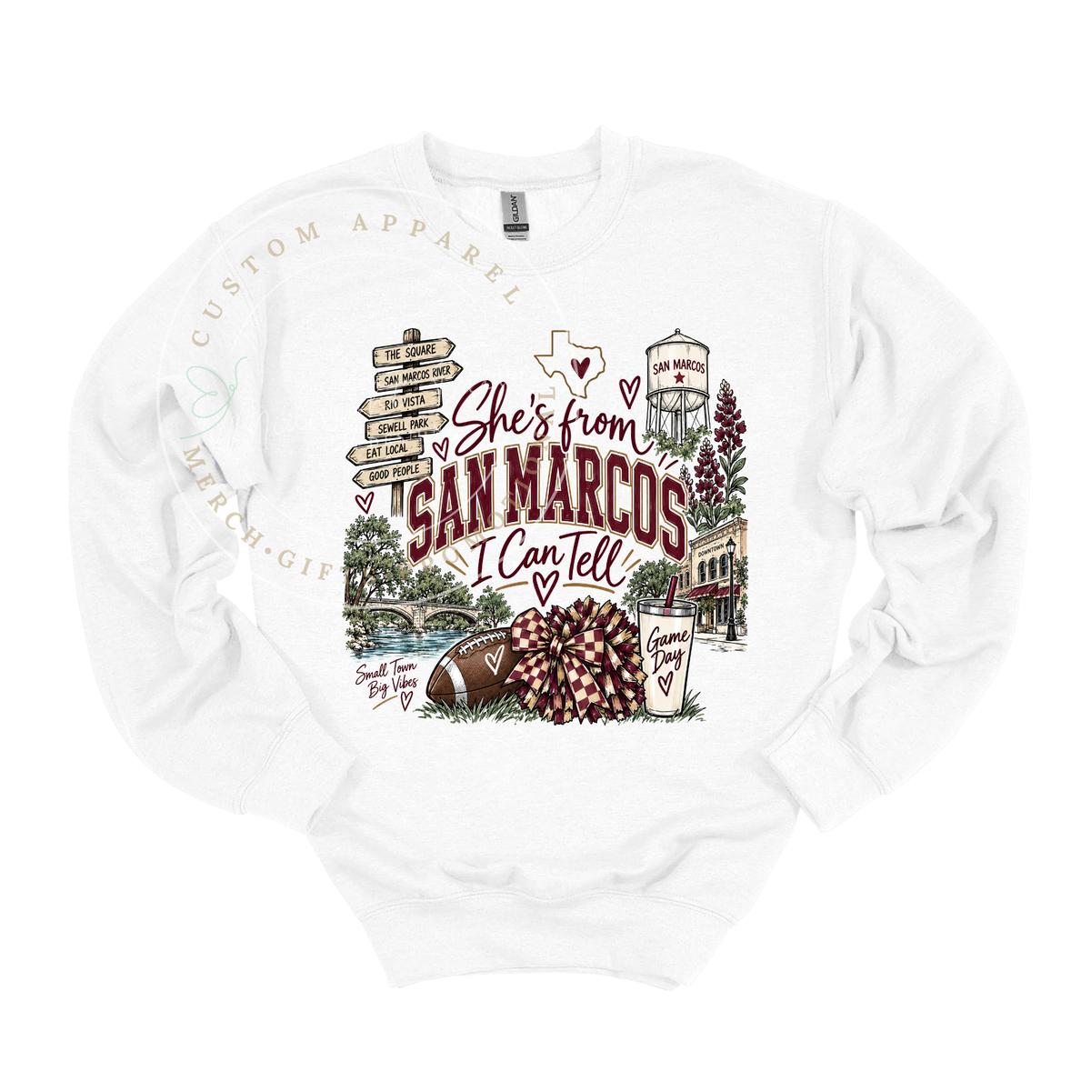 She's from San Marcos | I Can Tell | Adult T-Shirt & Sweatshirt Options