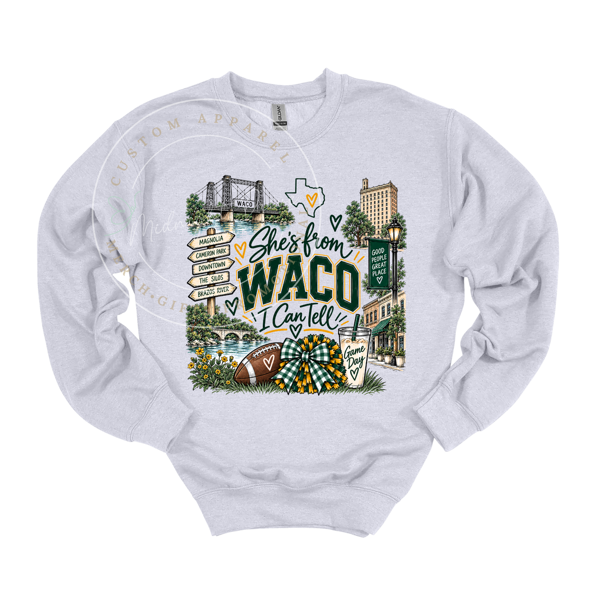 She's from Waco | I Can Tell | Adult T-Shirt & Sweatshirt Options