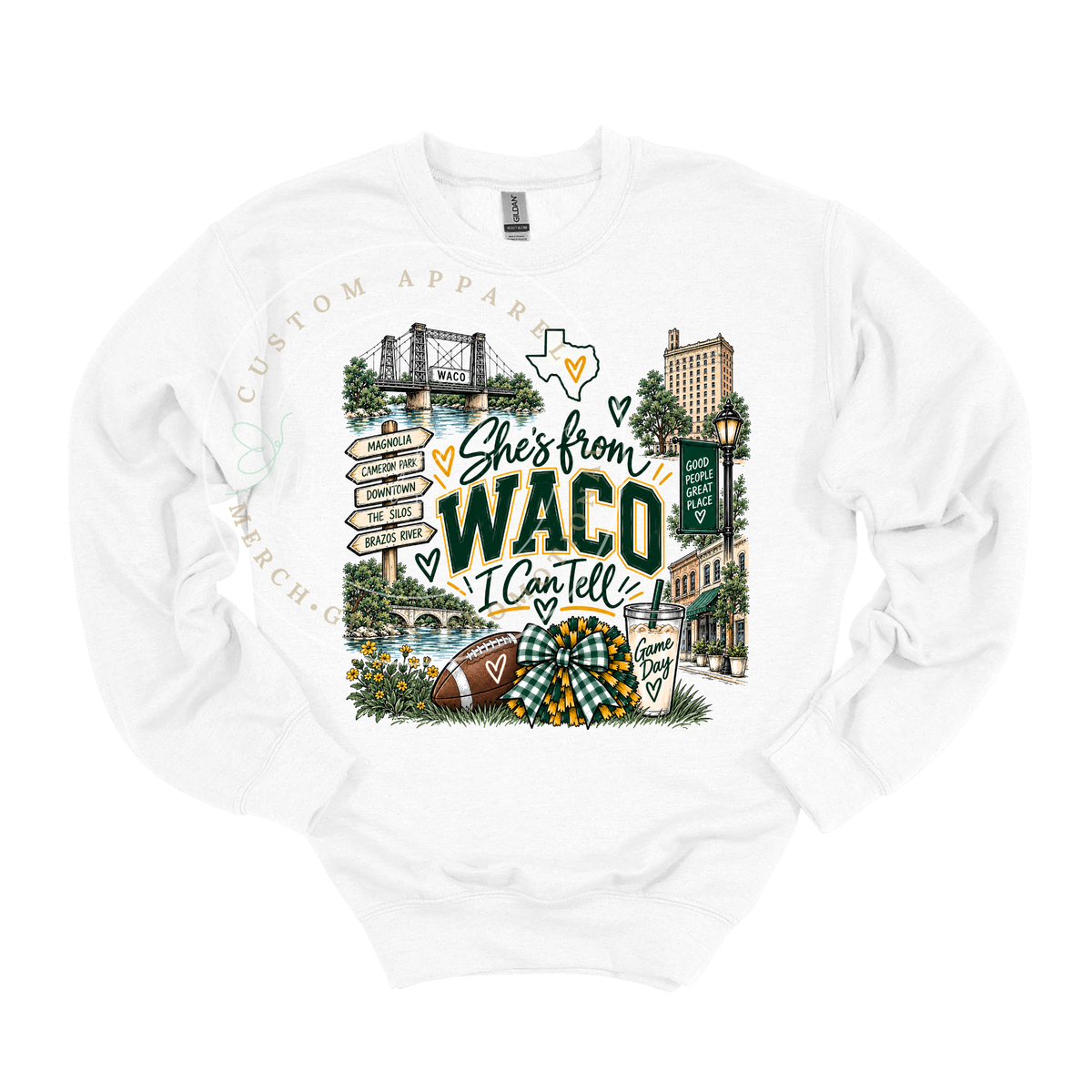 She's from Waco | I Can Tell | Adult T-Shirt & Sweatshirt Options