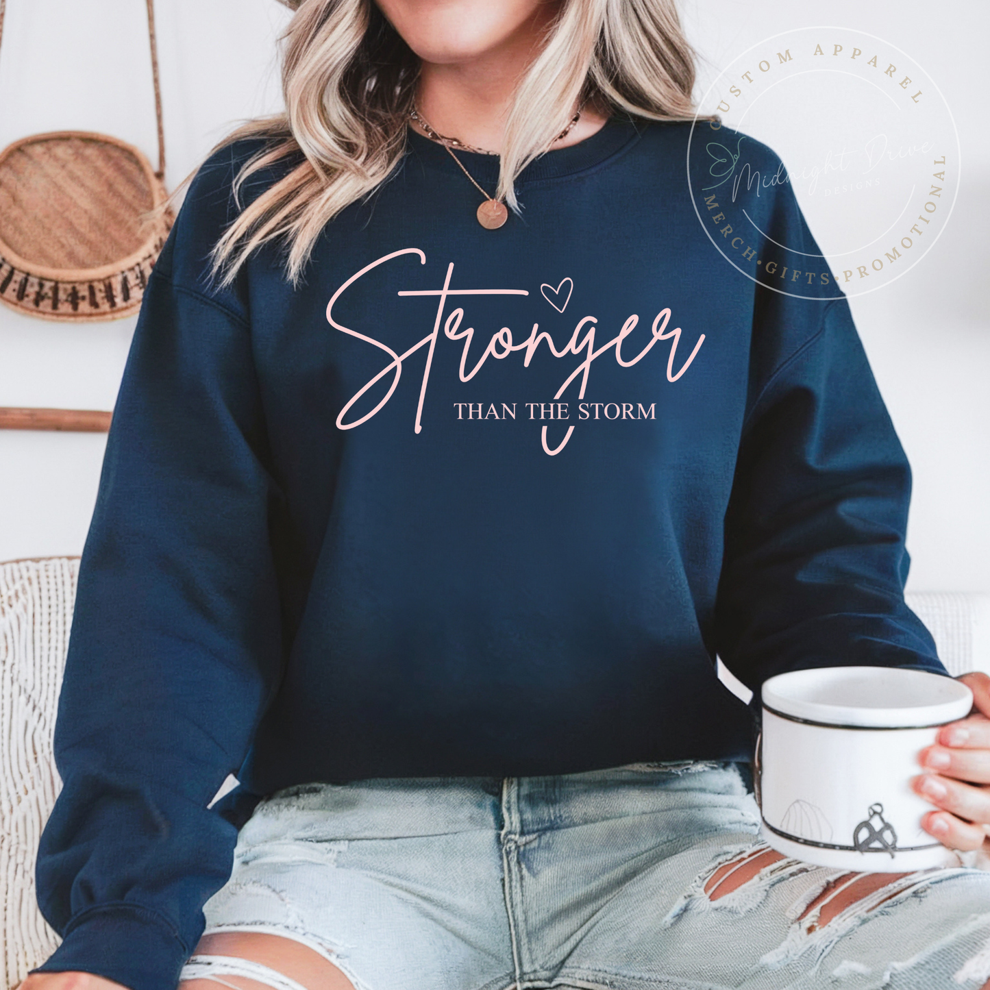 Stronger than the Storm | Unisex Sweatshirt | Multiple Color Options