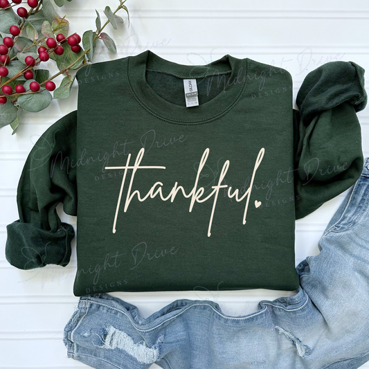Thankful | Unisex Sweatshirt | Multiple Color Options
