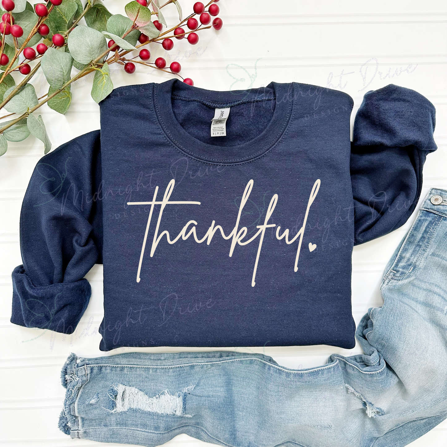 Thankful | Unisex Sweatshirt | Multiple Color Options