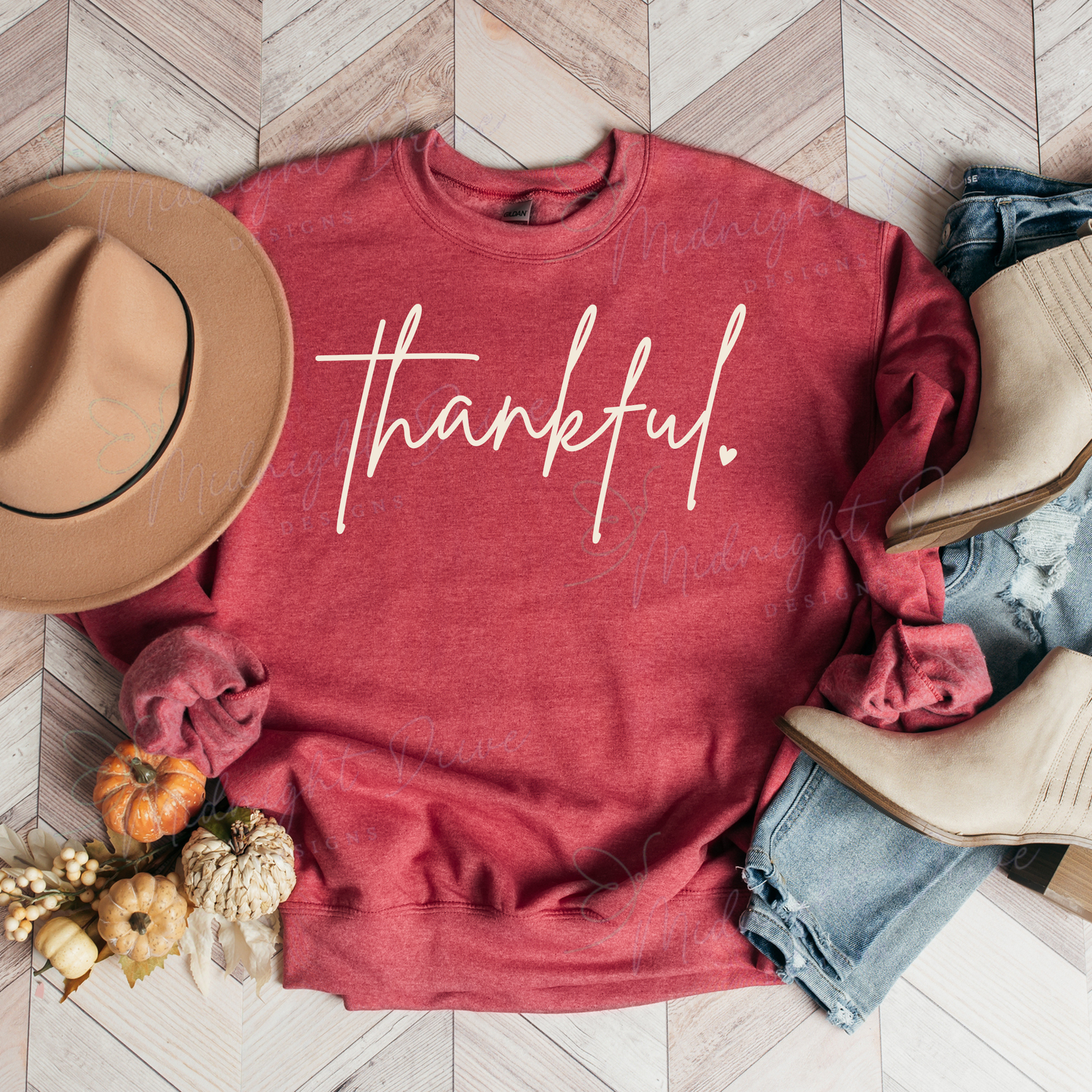 Thankful | Unisex Sweatshirt | Multiple Color Options