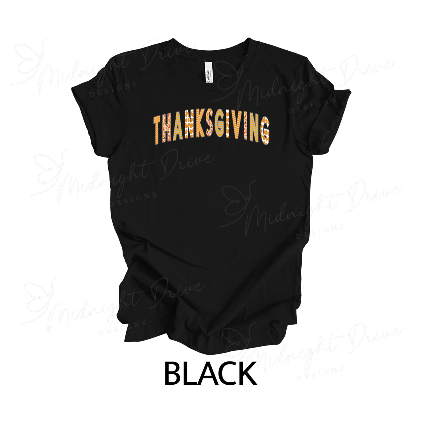 Thanksgiving | Multi-Design Letters | Unisex T-Shirt