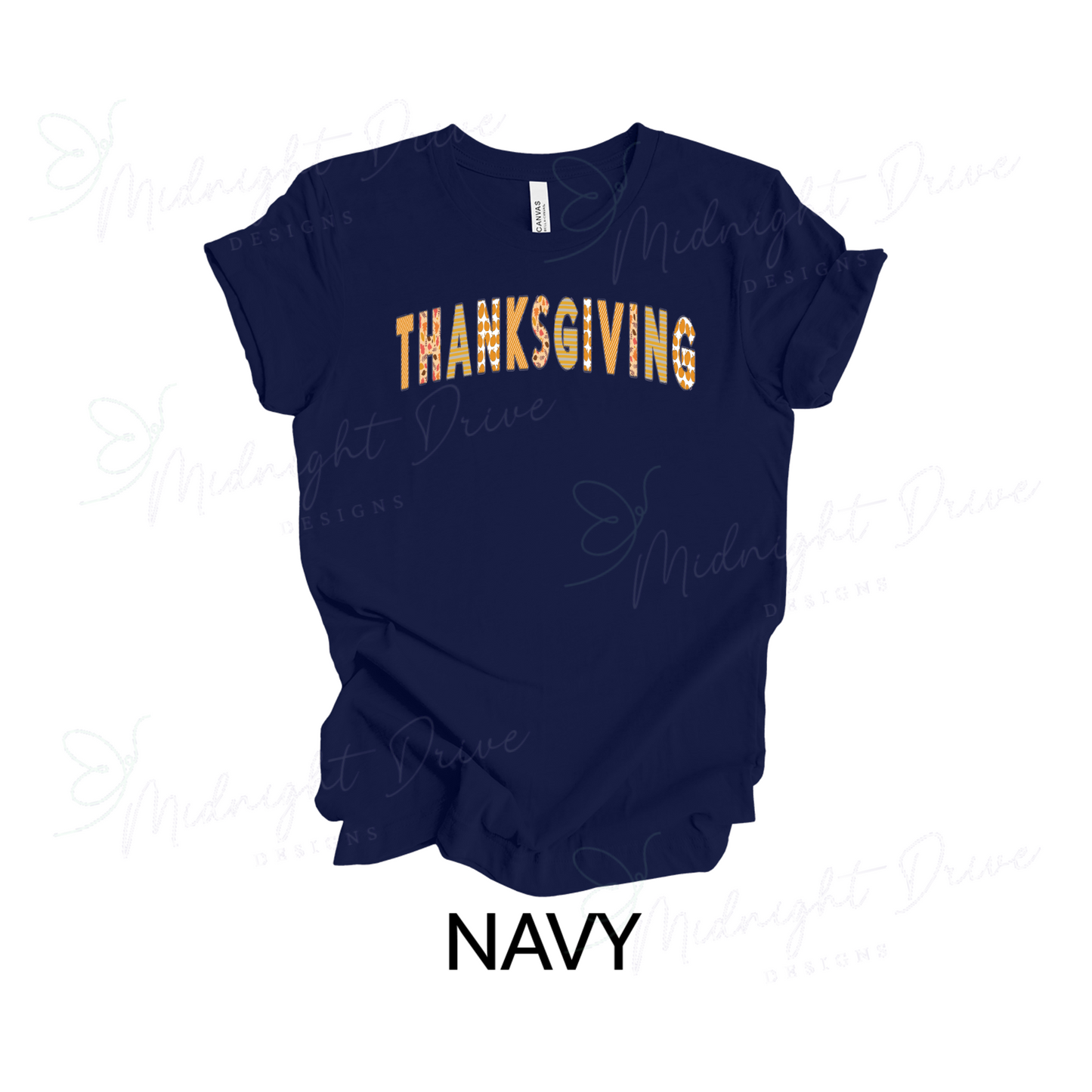 Thanksgiving | Multi-Design Letters | Unisex T-Shirt