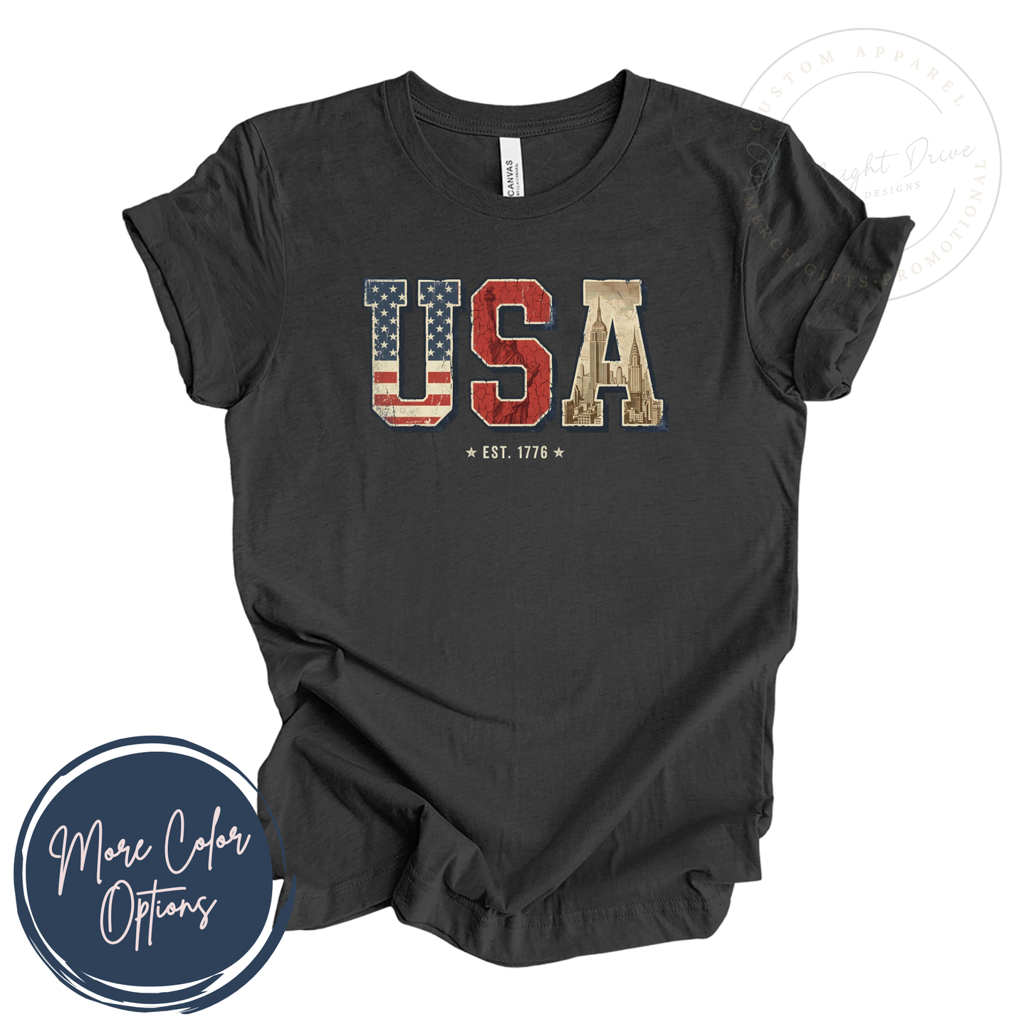 USA | Est. 1776 | Unisex T-shirt