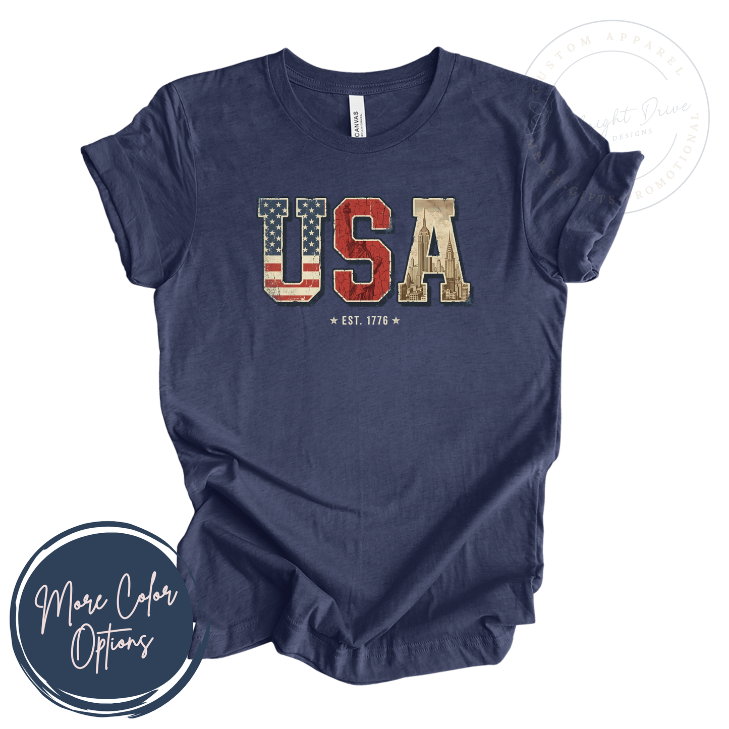 USA | Est. 1776 | Unisex T-shirt