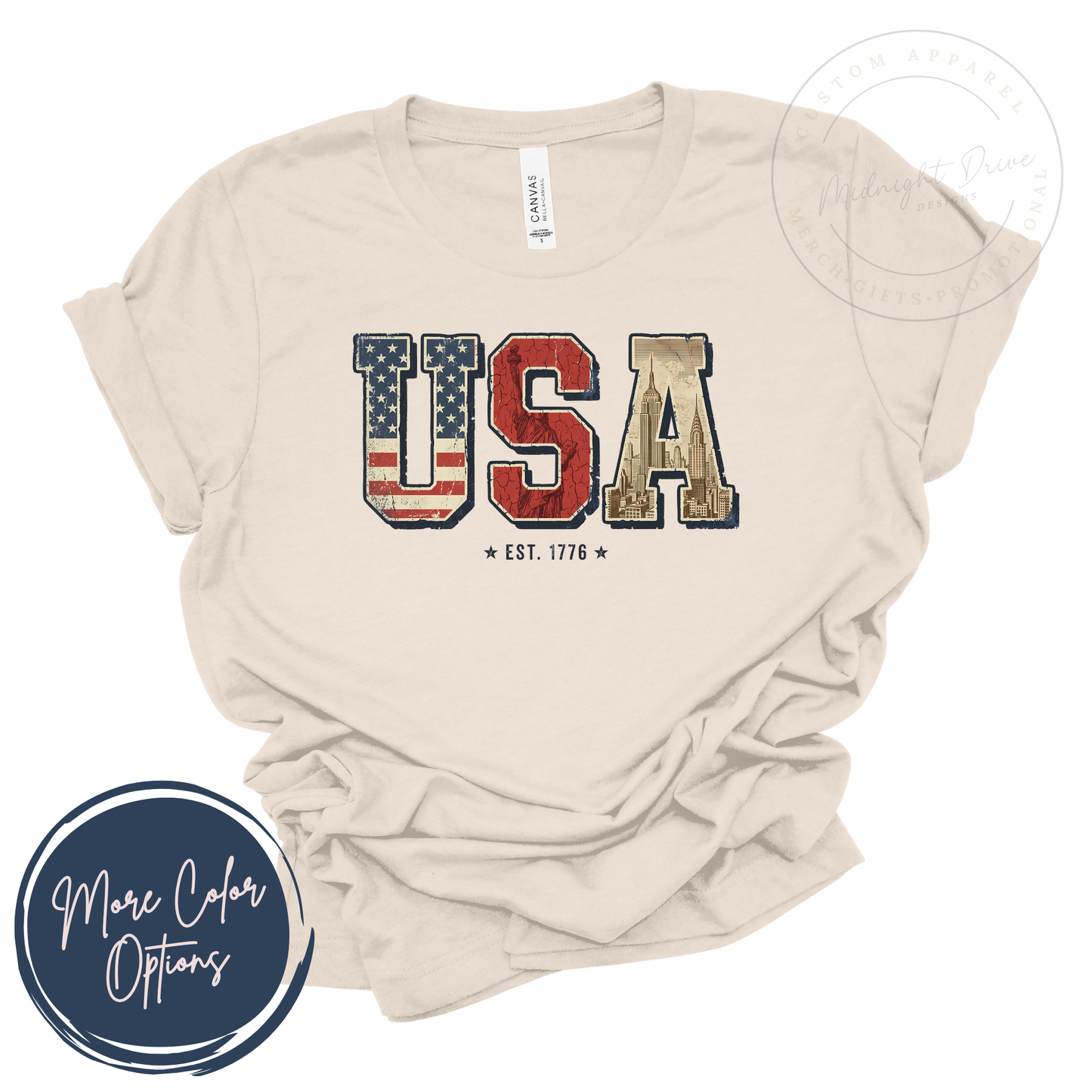 USA | Est. 1776 | Unisex T-shirt