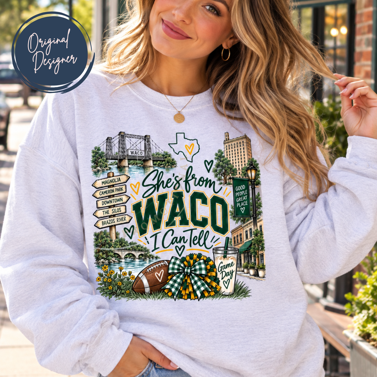 She's from Waco | I Can Tell | Adult T-Shirt & Sweatshirt Options