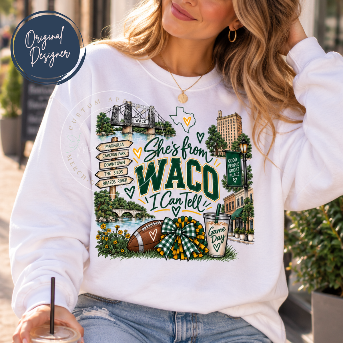 She's from Waco | I Can Tell | Adult T-Shirt & Sweatshirt Options