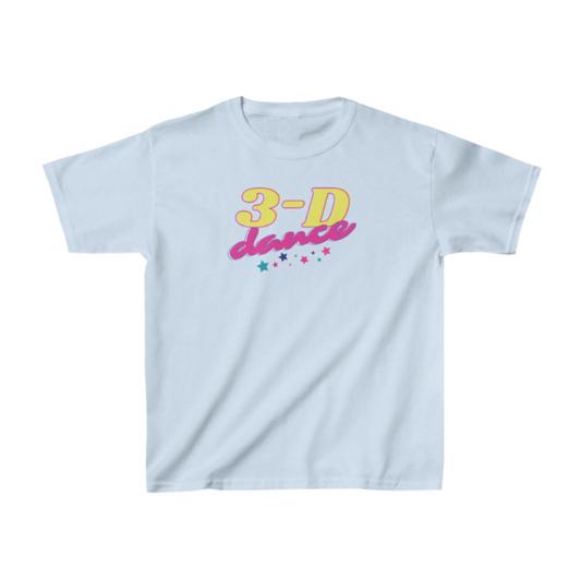 3-D Dance Yellow/Pink Youth Tshirt *Multiple Color Options*