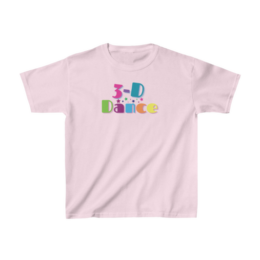 3-D Dance Multi-Color Youth Tshirt *Multiple Color Options*