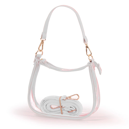 White | Clara Clear Purse | Stadium Bag
