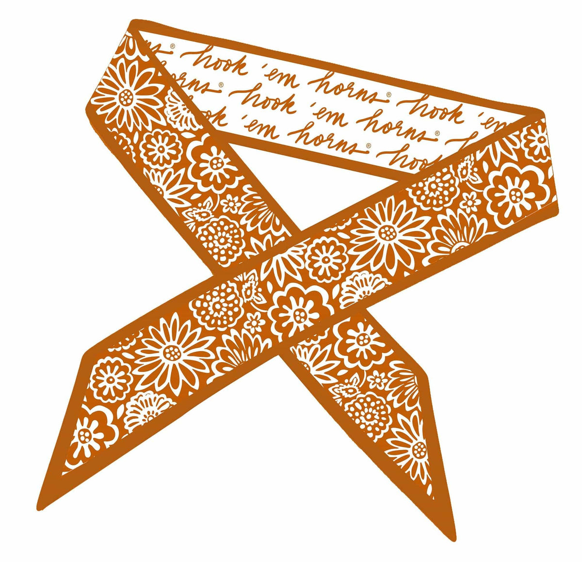Texas Longhorns | Skinny Scarf
